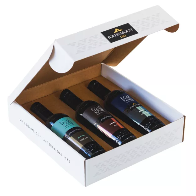 Pudełko prezentowe na 3 oliwy 0,5 l