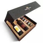 Pudełko prezentowe na 1 oliwę 0,5 l, 1 oliwę 0,25 l i 3 oliwy 0,1 l - 2